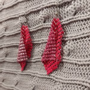 Sequin Tassel Long Drop Earring